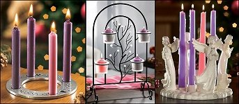 Advent Wreaths and Votive Candles